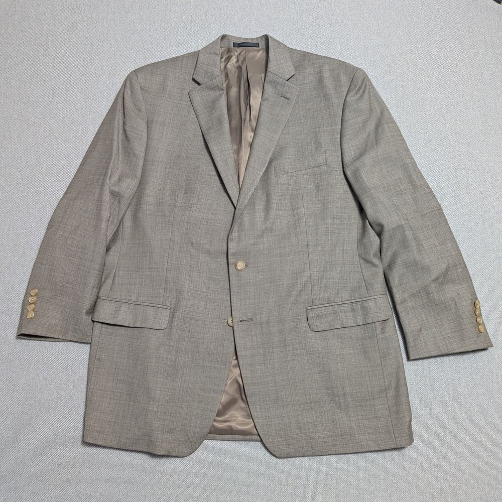 Lauren Ralph Lauren Blazer Men's 46L Tan Wool 2-Button LRL